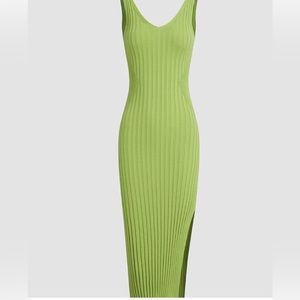 Commense BodyCon Ribbed Knit Dress L NWT